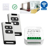 Commutateur de store de rideau 433MHz 110V 220V, télécommande sans fil à 2 voies, Module de volet roulant, émetteur récepteur, pour porte moteur