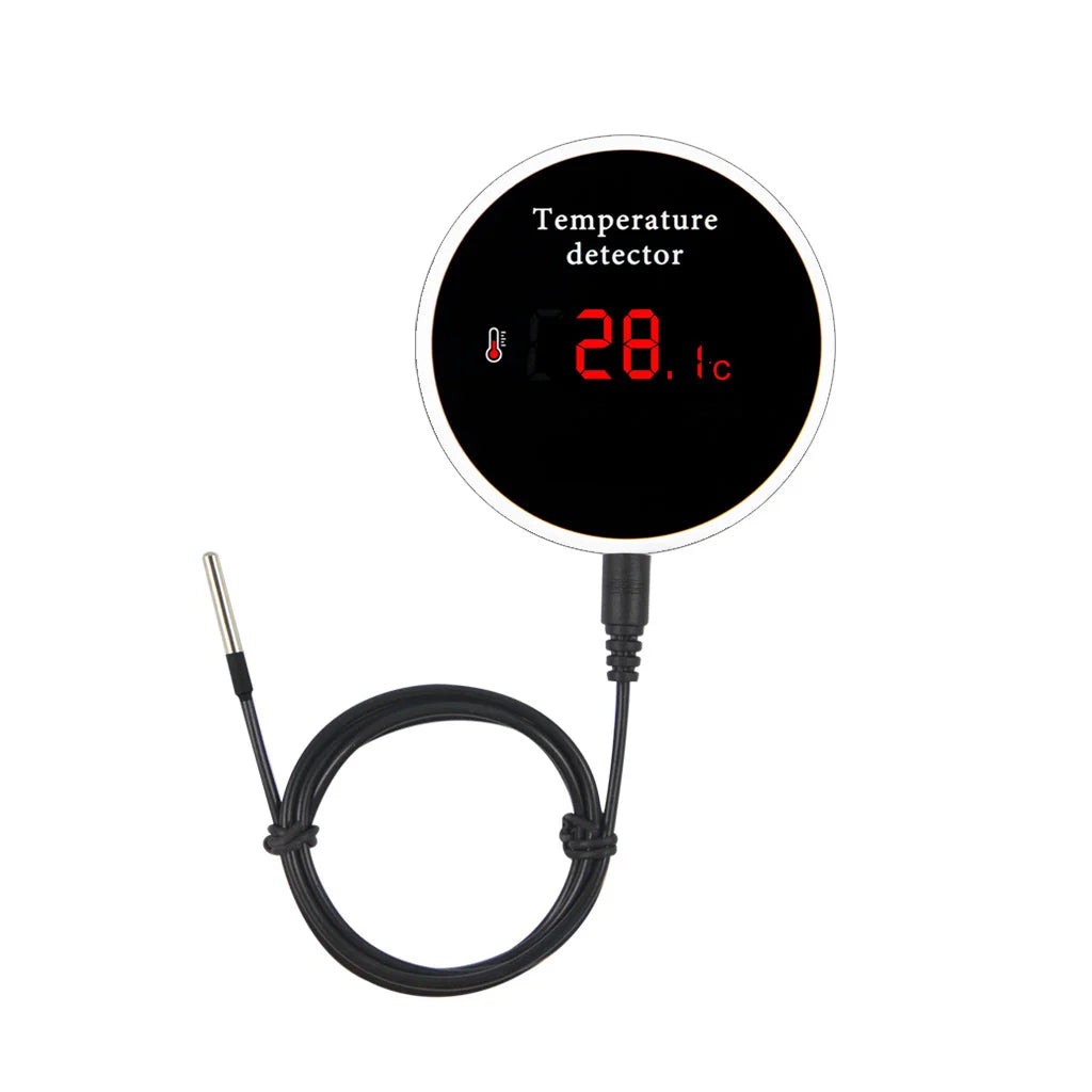Haozee Tuya Thermomètre WIFI intelligent avec sonde de température externe Charge USB ou batterie rechargeable