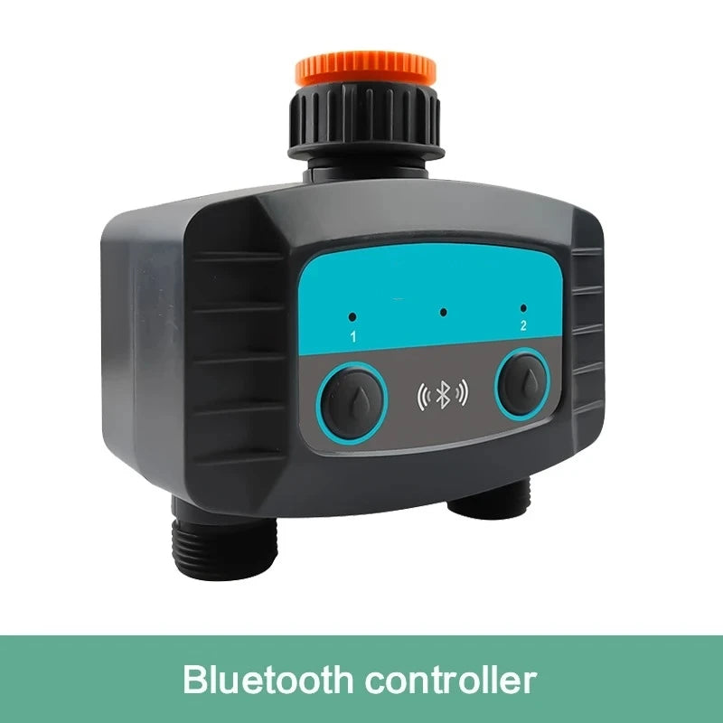 Minuterie d'arrosage intelligente, minuterie d'eau bidirectionnelle, WiFi, Bluetooth, d'argile de jardin, électrovanne intelligente, télécommande de téléphone sans fil