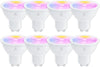 Ampoule réfléchissante Alexa, 4.5W, 350LM, ampoules intelligentes multicolores, contrôle d'application, compatible avec Alexa, Google Home, RVB et 2700K-6500K