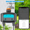 Minuterie d'arrosage intelligente, minuterie d'eau bidirectionnelle, WiFi, Bluetooth, d'argile de jardin, électrovanne intelligente, télécommande de téléphone sans fil