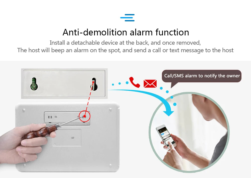Zagreb O-Système d'alarme sans fil pour la sécurité à domicile, alarme antivol, Tuya Smart App, fonctionne avec Alexa, WiFi, 433MHz, 101