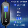 Teschev 3.5KW chargeur EV Portable Type 1 J1772 16A câble de charge GBT Wallbox EVSE Type 2 Stations de charge pour véhicule électrique