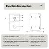 Interphone vidéo sans fil, écran 4.3 pouces, sonnette visuelle, Vision nocturne IR, caméra de Surveillance visuelle, caméra de sécurité pour maison intelligente