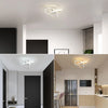 Plafonnier LED, plafonnier moderne 20W 2200LM plafonnier blanc pour cuisine, couloir, chambre à coucher, commande d'interrupteur