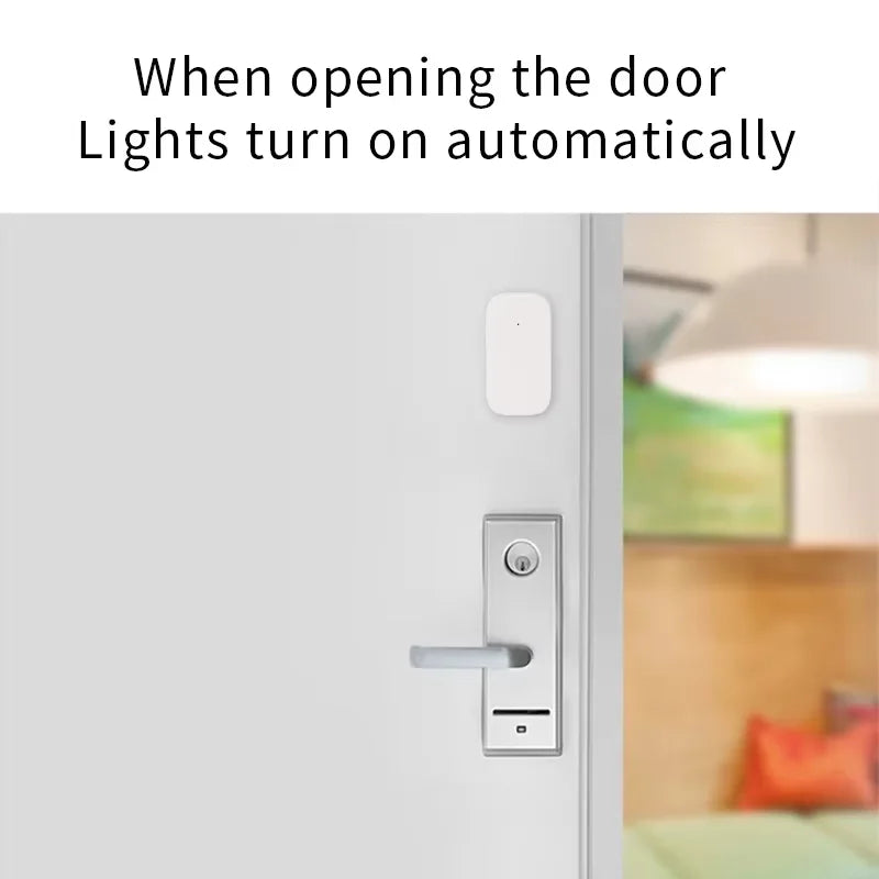 Aqara-Mini Capteur de Porte et Fenêtre Intelligent Zigbee, Connexion Sans Fil, Alarme, Maison Intelligente, HomeKit pour Xiaomi ata jia Mi Home