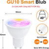 Ampoule réfléchissante Alexa, 4.5W, 350LM, ampoules intelligentes multicolores, contrôle d'application, compatible avec Alexa, Google Home, RVB et 2700K-6500K