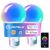 Alexa inda Wifi LED, Ampoule intelligente RVB, Sophblewith Alexa et Google Home, App lonely, 7 W, 806 LMDmmable, 2700k-6500k