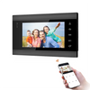 Jeatone Tuya 7 pouces WiFi interphone vidéo sans fil interphone avec caméra oculaire de détection automatique 1080P pour maison appartement extérieur