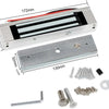 Kit complet de système de contrôle d'accès de porte, lecteur de clavier RFID 125KHz, boîtier métallique, serrure électromagnétique 180KG, alimentation électrique DC12V 3A