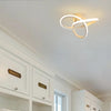 Plafonnier LED, plafonnier moderne 20W 2200LM plafonnier blanc pour cuisine, couloir, chambre à coucher, commande d'interrupteur