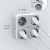 TESSAN multiprise à prises murales multiples avec 4 prises ca et 3 Ports USB adaptateur 7 en 1 protection contre les surcharges pour le bureau à domicile