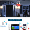 Smarsecur-Sirène Solaire Extérieure Étanche avec Lumière Clignotante LED, Système d'Alarme pour Abri de Garage Domestique, 433MHz
