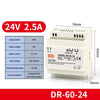 Alimentation à découpage sur rail DIN sortie DR-60W 5V 12V 15V24V 24V DC 220V à 12V transformateur 5v module boîte d'alimentation