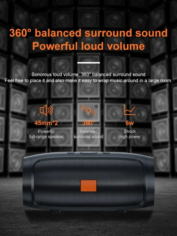 XIAOMI Portable Bluetooth haut-parleur Mini sans fil haute fidélité Surround son extérieur étanche Camping fête haut-parleur