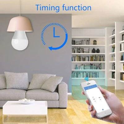 Ampoules Led intelligentes WIFI E27 TUYA/Smart Life RGB + blanc + ampoule Led chaude 220v lampe pour Yandex Alice automatisation Google Home Alexa