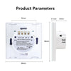 Tuya – interrupteur intelligent WiFi, fil neutre, lumière ue, aucun fil neutre requis, interrupteur tactile mural, 1/2/3/4 gangs, fonctionne avec Alexa Google Home