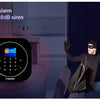 FUERS G12 Tuya WiFi GSM système d'alarme de sécurité sans fil maison affaires alarme antivol avec sirène RFID détecteur de mouvement capteur de fumée