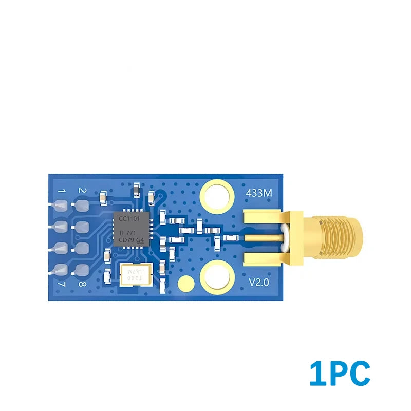 Technologie de communication éventuelles I de petite taille CC1101 technologie Transcsec sans fil EBYTE E07-M1101D-SMA carte de développement 433MHz à faible puissance