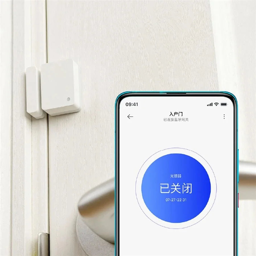 Original Xiaomi Mijia capteur de porte fenêtre 2 Bluetooth connecter capteur de porte taille de poche maison intelligente contrôle automatique par l'application Mi Home