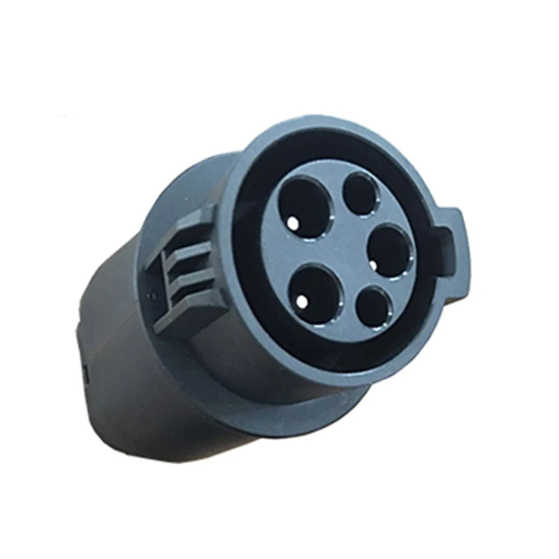 Adaptateur de baril IEC 62196 Type 2 à J1772 Type 1 pour véhicule électrique latéral, connecteur de chargeur 32A EV, Station de charge