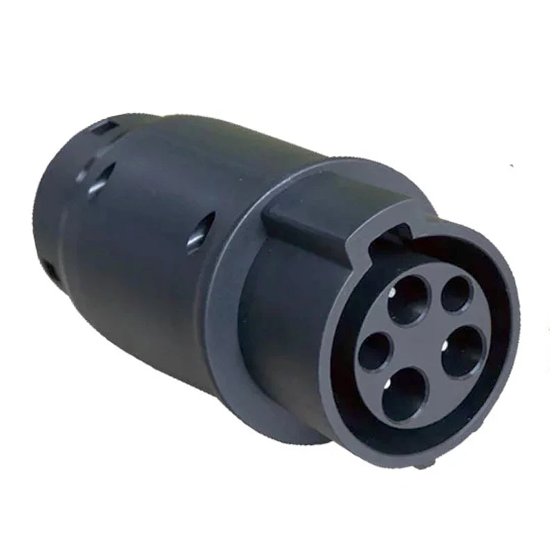 Adaptateur de baril IEC 62196 Type 2 à J1772 Type 1 pour véhicule électrique latéral, connecteur de chargeur 32A EV, Station de charge