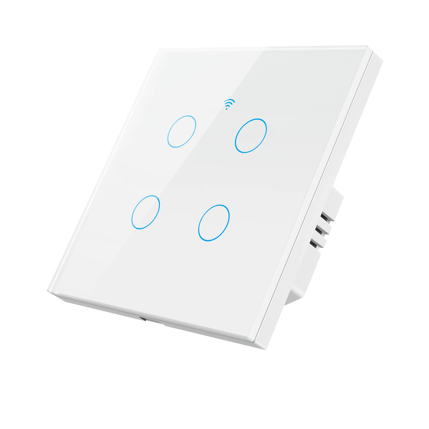 Tuya – interrupteur intelligent WiFi, fil neutre, lumière ue, aucun fil neutre requis, interrupteur tactile mural, 1/2/3/4 gangs, fonctionne avec Alexa Google Home