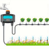 Minuterie d'arrosage intelligente, minuterie d'eau bidirectionnelle, WiFi, Bluetooth, d'argile de jardin, électrovanne intelligente, télécommande de téléphone sans fil