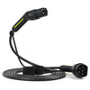 Câble de chargement de rue EV étanche pour Station Wallbox 5M 3.5KW-22KW Type 2 Type 1 Mode 3 noir