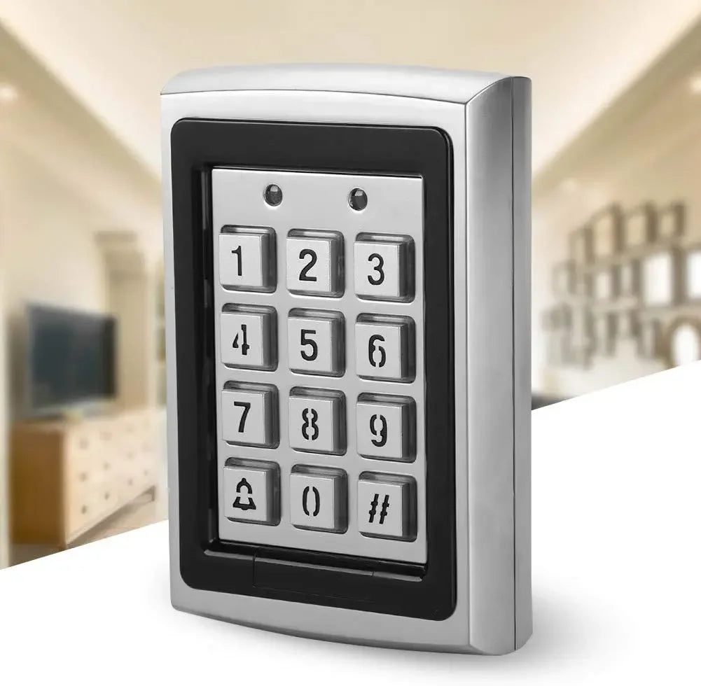 Kit complet de système de contrôle d'accès de porte, lecteur de clavier RFID 125KHz, boîtier métallique, serrure électromagnétique 180KG, alimentation électrique DC12V 3A
