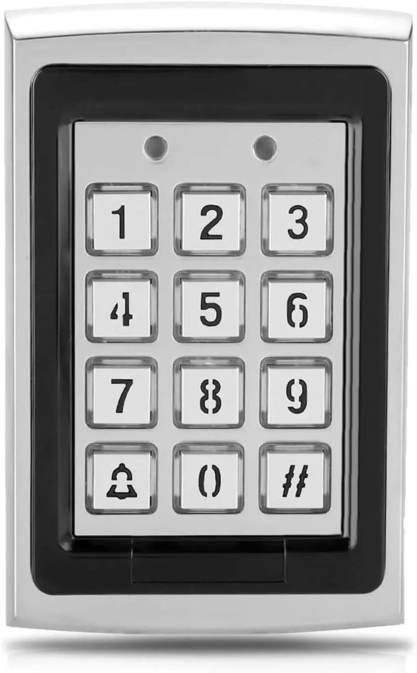 Kit complet de système de contrôle d'accès de porte, lecteur de clavier RFID 125KHz, boîtier métallique, serrure électromagnétique 180KG, alimentation électrique DC12V 3A