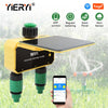 Yieryi-Minuterie d'Irrigation Solaire WIFI 1/2 Voies, Tuya/Smart Life, Valve Intelligente, Jardin Extérieur, Goutte à Goutte