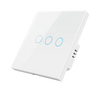Tuya – interrupteur intelligent WiFi, fil neutre, lumière ue, aucun fil neutre requis, interrupteur tactile mural, 1/2/3/4 gangs, fonctionne avec Alexa Google Home