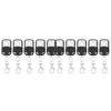 10 pièces 433MHz copie intelligente duplicateur télécommande 4 boutons électrique porte de Garage ouvre-porte télécommande Code de clonage clé de voiture