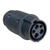 Adaptateur de baril IEC 62196 Type 2 à J1772 Type 1 pour véhicule électrique latéral, connecteur de chargeur 32A EV, Station de charge