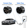 Câble de chargement EV Teschev 32A 7KW Type 2 vers Type 2 11kW 16A Mode 3 phases 3 câble EV IEC 62196-2 pour EV et PHEV dans la station publique