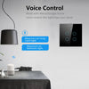 Tuya – interrupteur intelligent WiFi, fil neutre, lumière ue, aucun fil neutre requis, interrupteur tactile mural, 1/2/3/4 gangs, fonctionne avec Alexa Google Home
