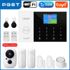 PGST résidentiel Tuya intelligent Gsm Wifi système d'alarme pour la maison sans fil alarme de sécurité maison vie intelligente App contrôle travail avec ALexa
