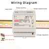 Alimentation à découpage sur rail DIN sortie DR-60W 5V 12V 15V24V 24V DC 220V à 12V transformateur 5v module boîte d'alimentation