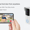 Sonnette vidéo WiFi 5G 2.4G, 1080P, Tuya, interphone intelligent sans fil pour l'extérieur, caméra sans fil étanche avec sonnerie d'alimentation AC/DC