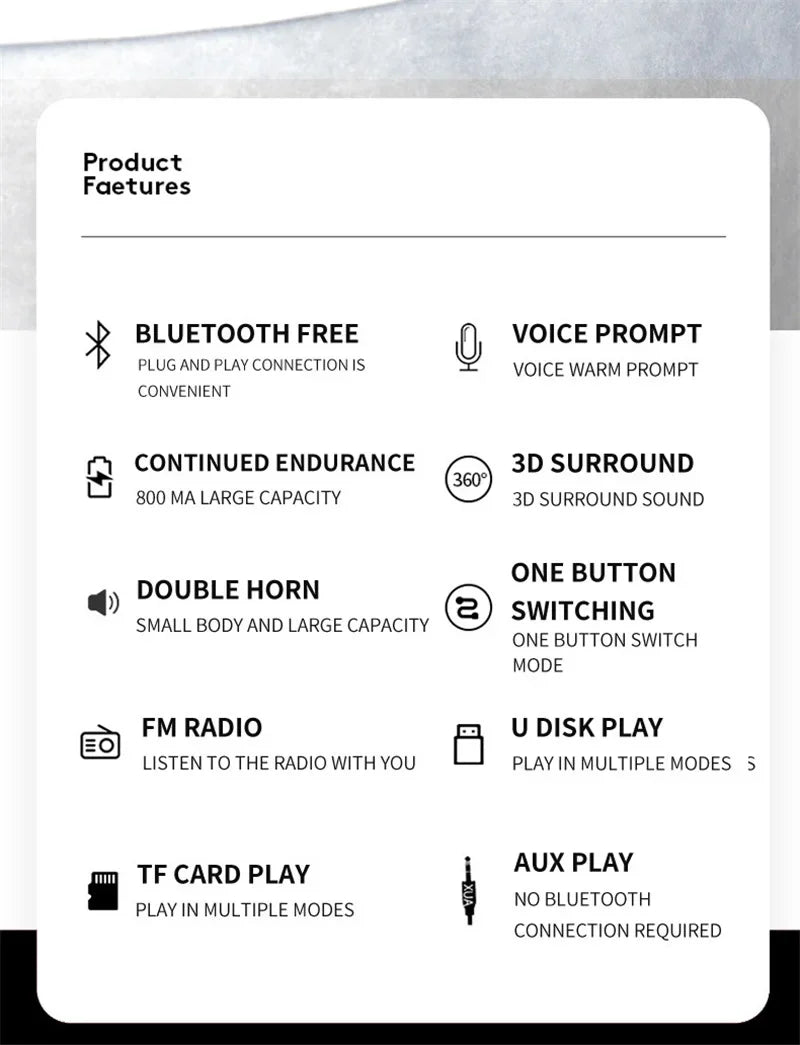 XIAOMI Portable Bluetooth haut-parleur Mini sans fil haute fidélité Surround son extérieur étanche Camping fête haut-parleur