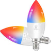 Ampoule intelligente Wi-Fi Alexa E14, 4.5W, 385Lm, 40W équivalent, RGBW blanc froid chaud, compatible avec Alexa, Google Home