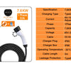 EVSE Wallbox 11KW 22KW Prise IEC62196-2 Triphasée Andrea Control pour Voiture Électrique Fey123 EV Chargeur 32A 7.6KW Vope2 Cable Car