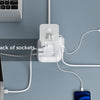 TESSAN Tour Extension Multiprise Protection contre les surtensions (1700J) avec 8 prises AC et 3 Ports USB Prise Multiple avec interrupteur pour la maison