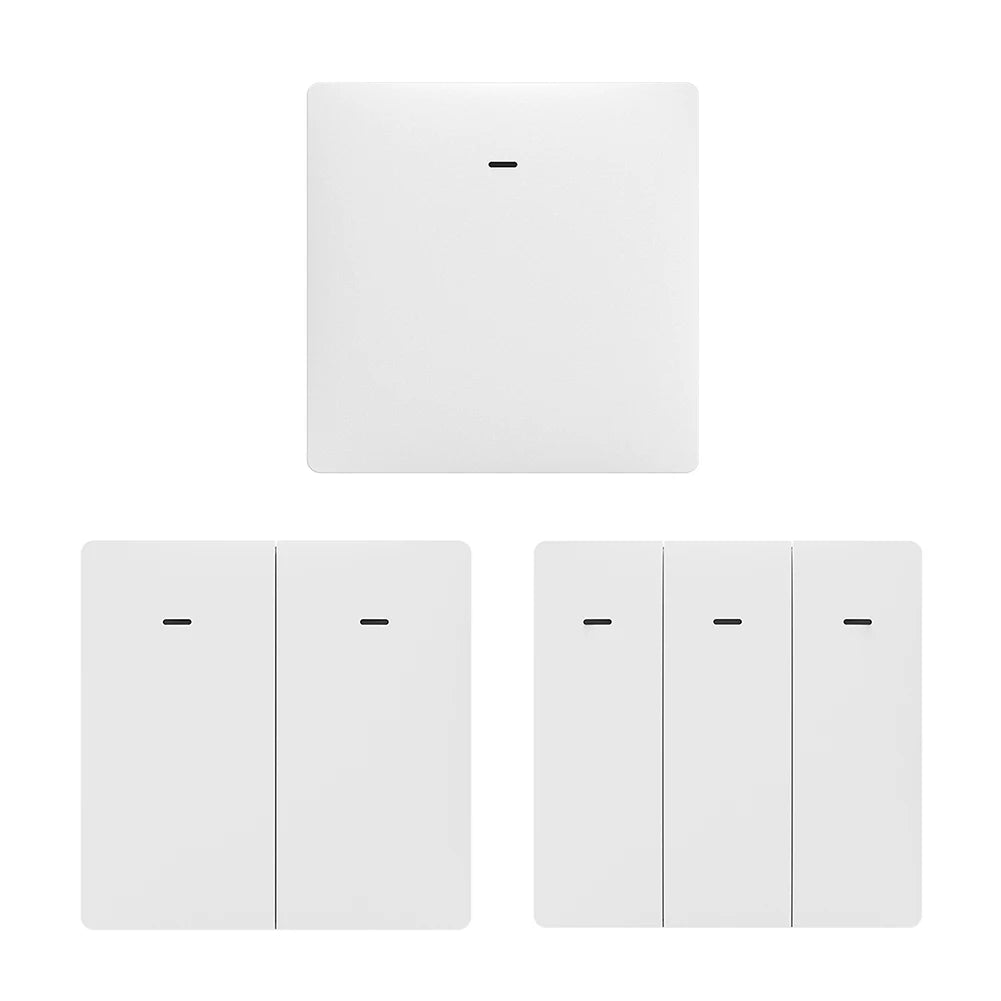 Joli Mural Intelligent à 1/2/3 lèvent, Commande Vocale, Alexa, Google Home, Tuya, Application WIFI, Télécommande, Bouton Poussoir, Aucun airies Requis