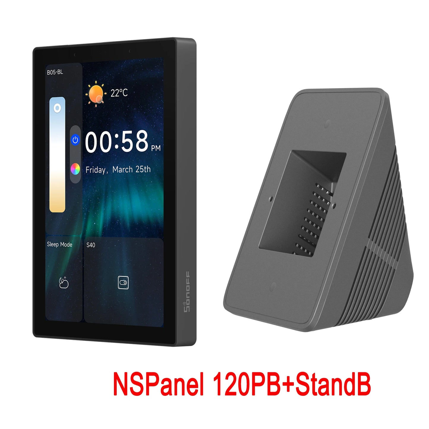 SONOFF NSPanel Pro 120 Type panneau de commande pour maison intelligente consommation d'énergie intelligente Module de commutation bricolage prise en charge des appareils Sonoff