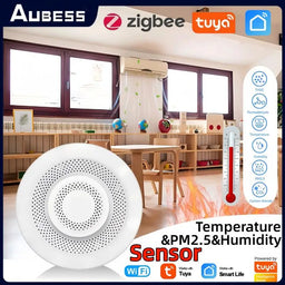 Tuya Zigbee/WiFi capteur de qualité de l'air moniteur boîte à air intelligente PM2.5 compteur de CO2 formaldéhyde cov capteur de température et d'humidité et passerelle