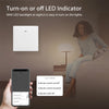 Joli Mural Intelligent à 1/2/3 lèvent, Commande Vocale, Alexa, Google Home, Tuya, Application WIFI, Télécommande, Bouton Poussoir, Aucun airies Requis