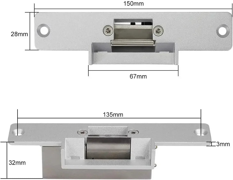 Kit complet de système de contrôle d'accès de porte, lecteur de clavier RFID 125KHz, boîtier métallique, serrure électromagnétique 180KG, alimentation électrique DC12V 3A