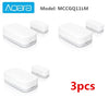 Aqara – capteur de porte et fenêtre Zigbee, Version mondiale, application pour maison intelligente, moniteur à distance sans fil, MCCGQ11LM, fonctionne avec Mi HomeKit